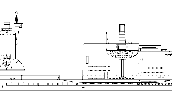 Подводная лодка СССР Project 618 BS-153 [Golf V-class SSB Submarine] - чертежи, габариты, рисунки